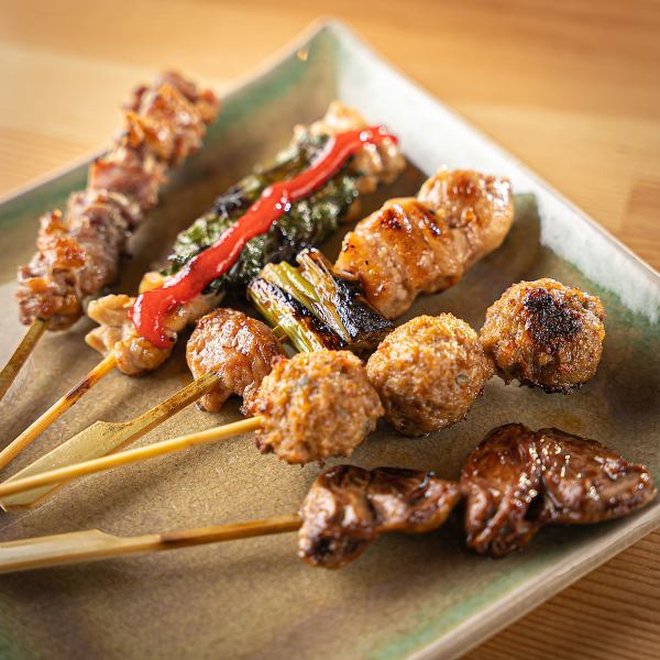 [You can taste it because it's so fresh] Enjoy the fresh yakitori made with fresh chicken!