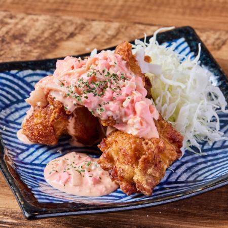 秘伝の出汁唐揚げ　紅タルタル