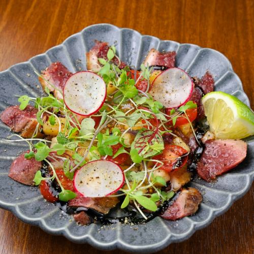 近江鴨ロースのカルパッチョ