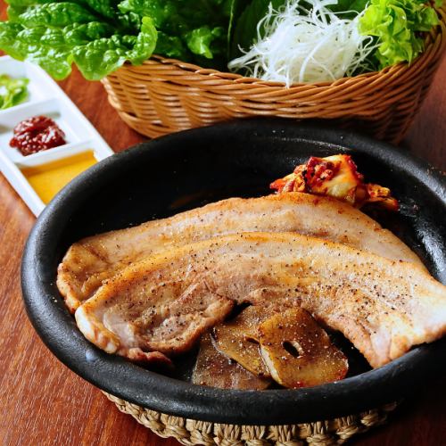 炭焼き大和ポークと大阪野菜のサムギョプサル