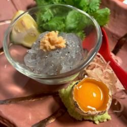 泉州産　生しらすお造り