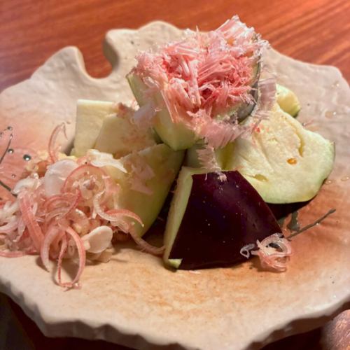 泉州水茄子ぶつ刺し