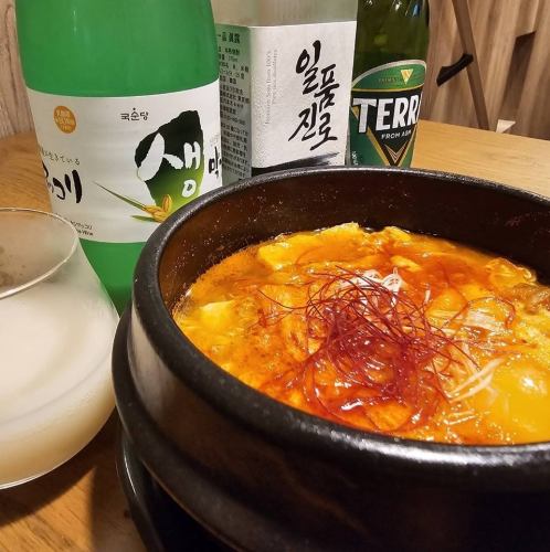 韓國美食和韓國酒乾杯