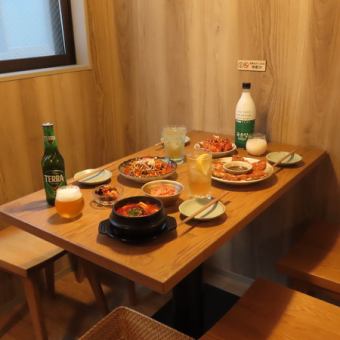 2階のテーブルも◎