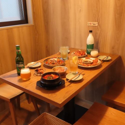 韓国料理×韓国お酒で乾杯