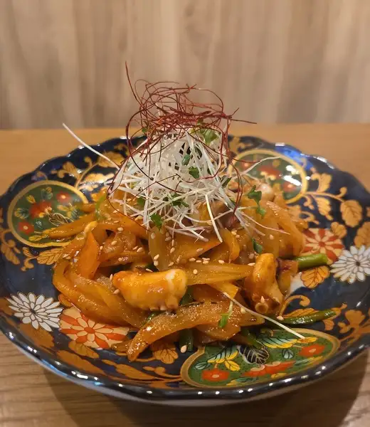 イイダコ辛炒め