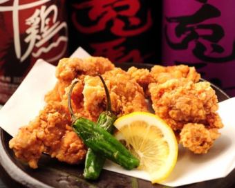 Fried chicken tatsuta