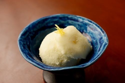 Yuzu Sorbet