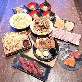 [All-you-can-drink included] Standard plan 10 dishes total 3,980 yen (tax included)