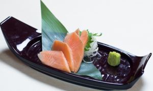 fatty salmon sashimi