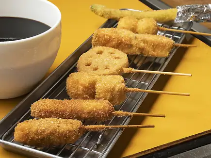 【お得な宴会コース】大阪風串カツコース☆2時間飲み放題付き☆10品/3630円(税込)