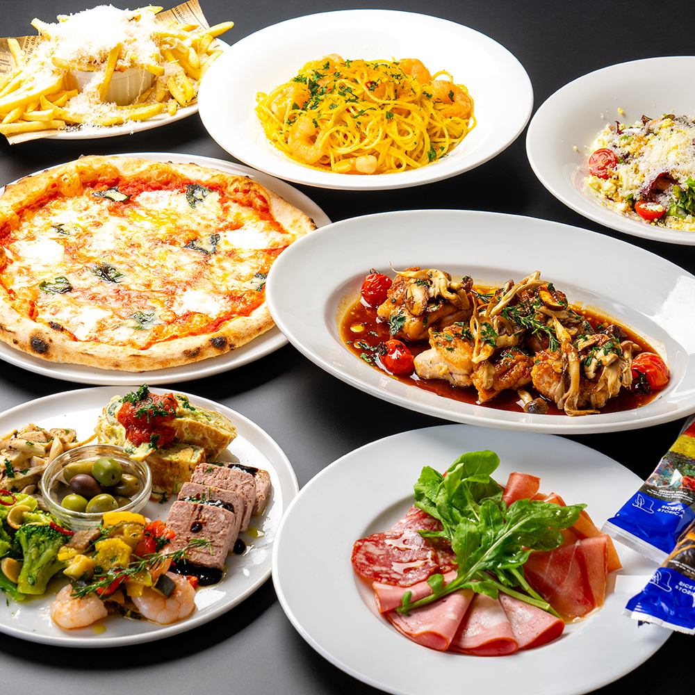 OK on the day! 12 dishes to enjoy our proud Italian appetizers and pizza!