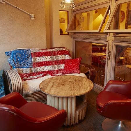 Popular terrace seats ☆ & comfortable space ...