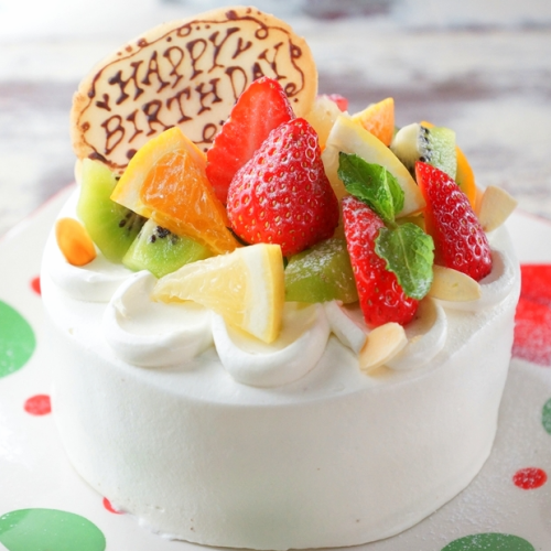 Perfect for birthdays ★ Party course with all-you-can-drink option and the option to change dessert to a whole cake ★