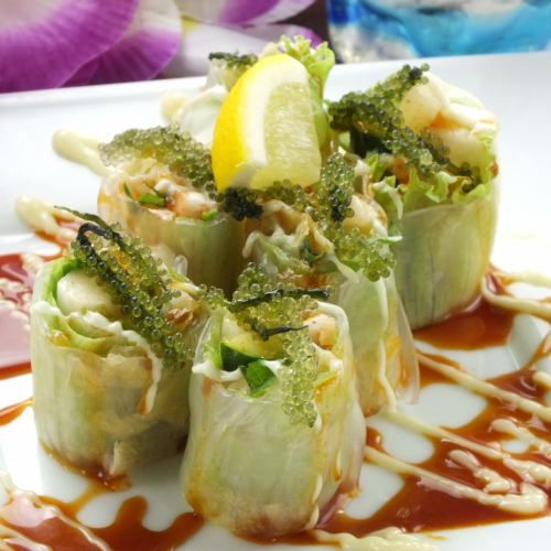 Fresh seafood spring roll [gochujang sauce]