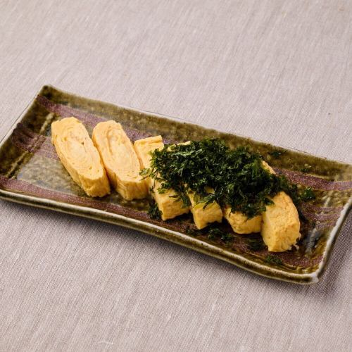 バラ海苔とチーズを巻いた出汁巻き玉子～