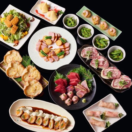 宴会・送別会・歓迎会/エイト贅沢コース お料理8品 120分飲み放題付き 6,000円