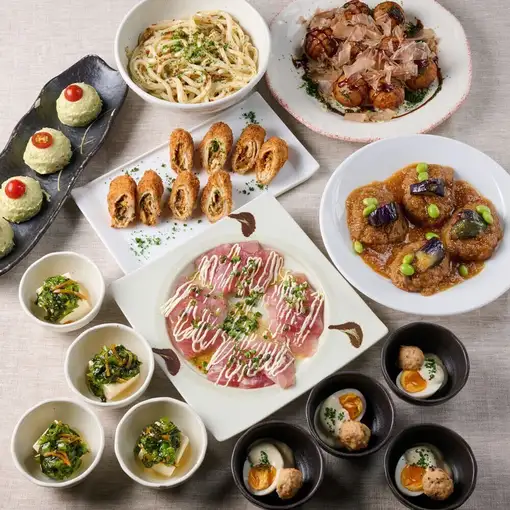 宴会・送別会・歓迎会/エイト満喫コース お料理7品　120分飲み放題付き　4500円