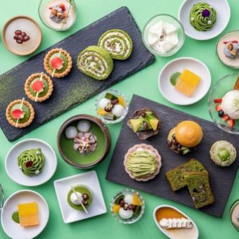 [Early summer sweets buffet] Matcha and Japanese sweets (appetizer & main course included) + toast with rose wine 5503 yen → 4400 yen