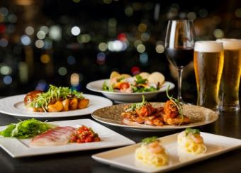 [Night View x Beer Fair 2025] All-you-can-drink drinks with over 50 varieties, 7 dishes in total! Plenty of non-alcoholic drinks too! 8,300 yen