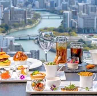 【記念日ランチ】メッセージプレート付！フレンチシェフが贈るランチ（眺望良好・時間制限無し）