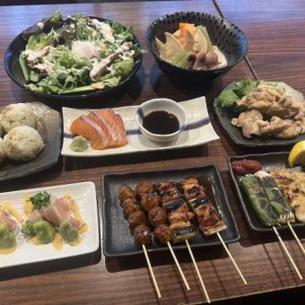 【2H飲放付】全8品3,500円！定番メニューが勢ぞろい！鶏料理を堪能