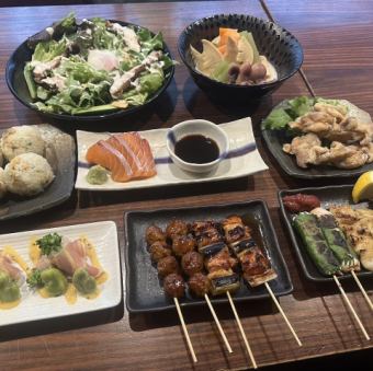 【2H飲放付】全8品3,500円!定番メニューが勢ぞろい!鶏料理を堪能