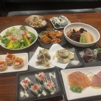  ＜忘・新年会＞【2H飲放付】12品 5,000円！焼鳥・お造り・天ぷら