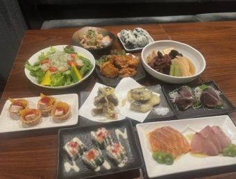  ＜忘・新年会＞【2H飲放付】12品 5,000円！焼鳥・お造り・天ぷら