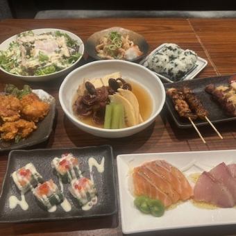  ＜忘・新年会＞【2H飲放付】全9品4,000円！宴会にピッタリ！自慢の炭火焼鳥5種盛り付