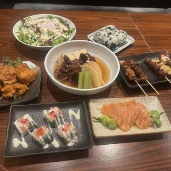  ＜忘・新年会＞【2H飲放付】全8品3,500円！定番メニューが勢ぞろい！鶏料理を堪能