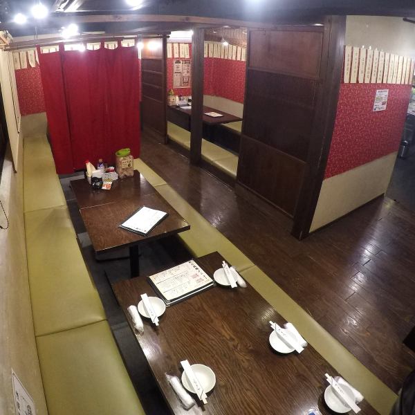 There are 6 digging seats! Recommended because you can take off your shoes and relax slowly ♪ It is the best seat for a banquet of around 10 people! If you want to designate a seat, please make a reservation in advance!