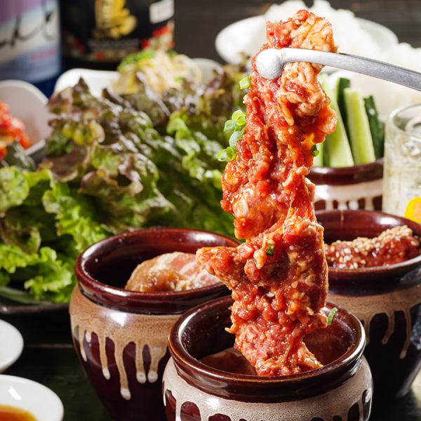【渋谷で焼肉なら縁で！】リピート間違いなし!!秘伝のタレに丸1日漬けた名物『つぼカルビ』