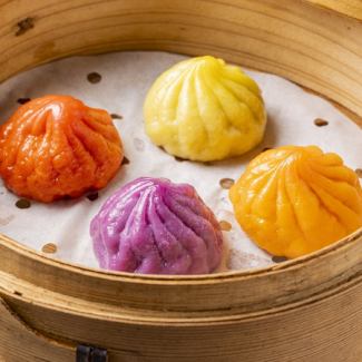 Colorful Xiaolongbao (4 pieces)