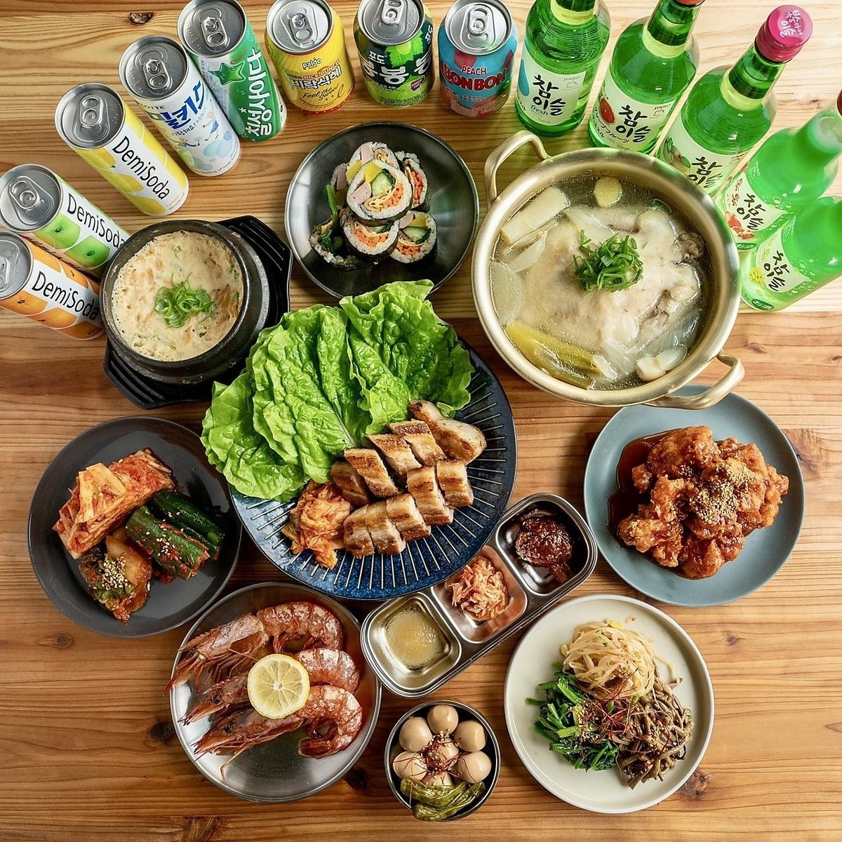 駅から近く気軽に入れる韓国料理店♪お酒も充実!飲み会でのご利用にも◎