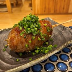 meat wrapped rice ball