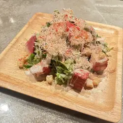 Thick-cut bacon salad