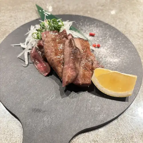 Thick cut beef tongue