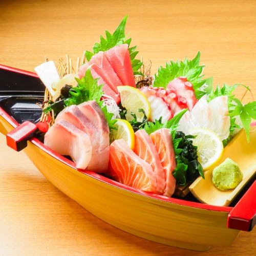 海鮮5種舟盛り合わせ