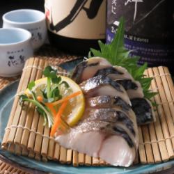 しめさばの炙り