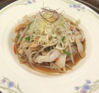 Hot whelk dish