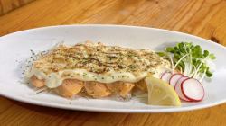 Broiled salmon mayo