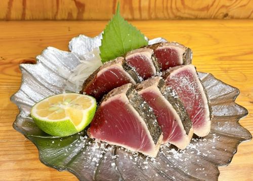 生鰹のタタキ 塩orタレ