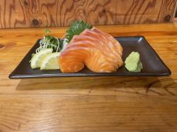 Salmon sashimi