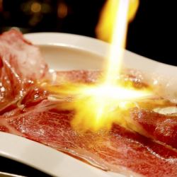 Grilled Wagyu beef tsurami