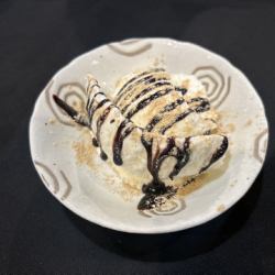 Chocolate kinako ice cream