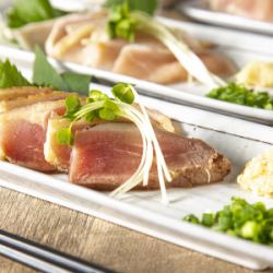 Chicken sashimi, thigh