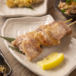 Hakata specialty pork belly skewers