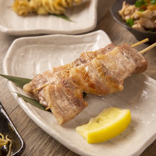 Hakata specialty pork belly skewers