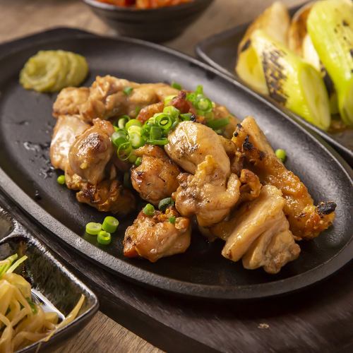 Grilled chicken thigh